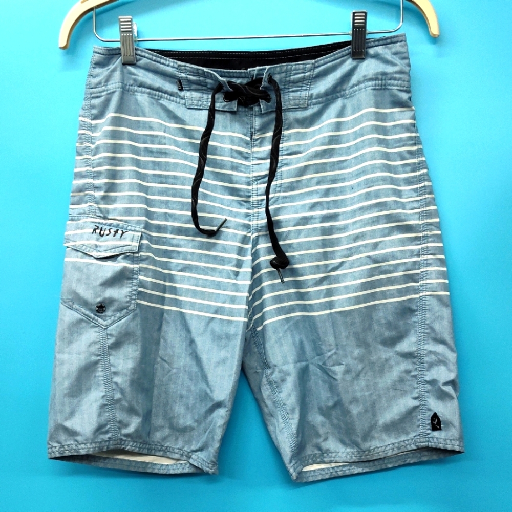 Rusty Men's Blue Swim Shorts